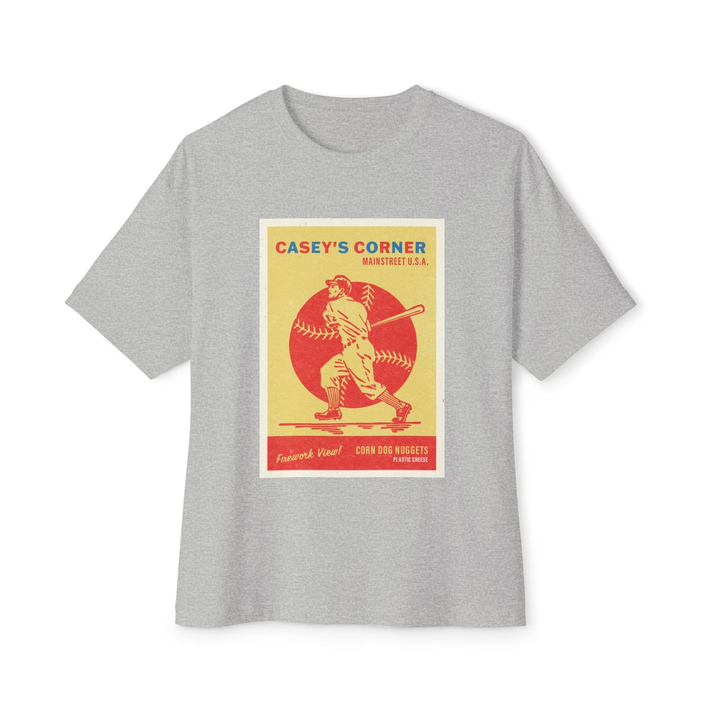 Retro Disney Baseball Tee – Casey’s Corner Card | Subtle Magic Style