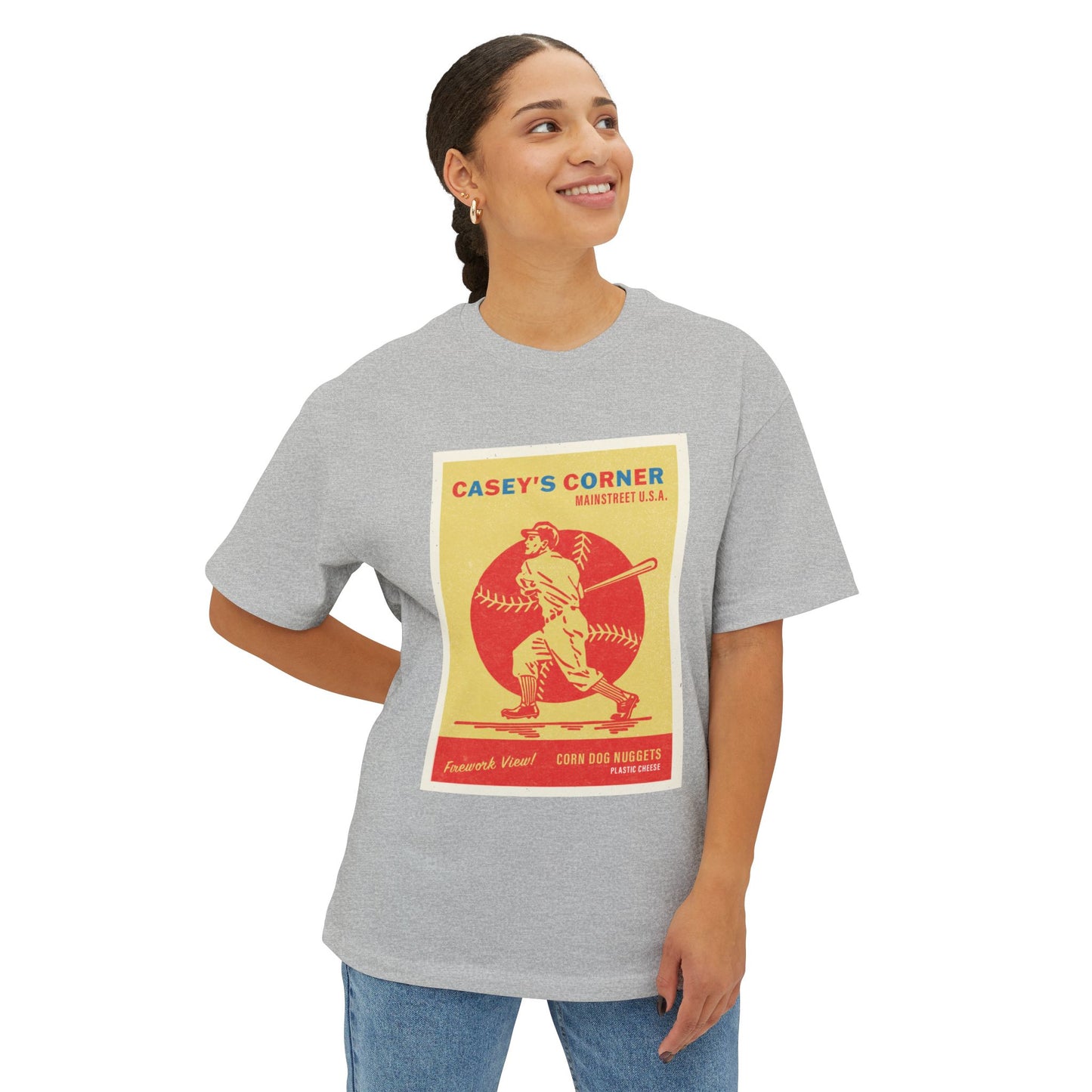 Retro Disney Baseball Tee – Casey’s Corner Card | Subtle Magic Style