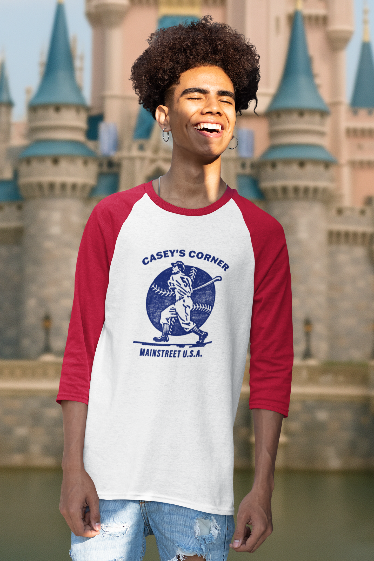 Retro Disney Baseball Tee – Casey’s Corner Inspired | Subtle Magic Style