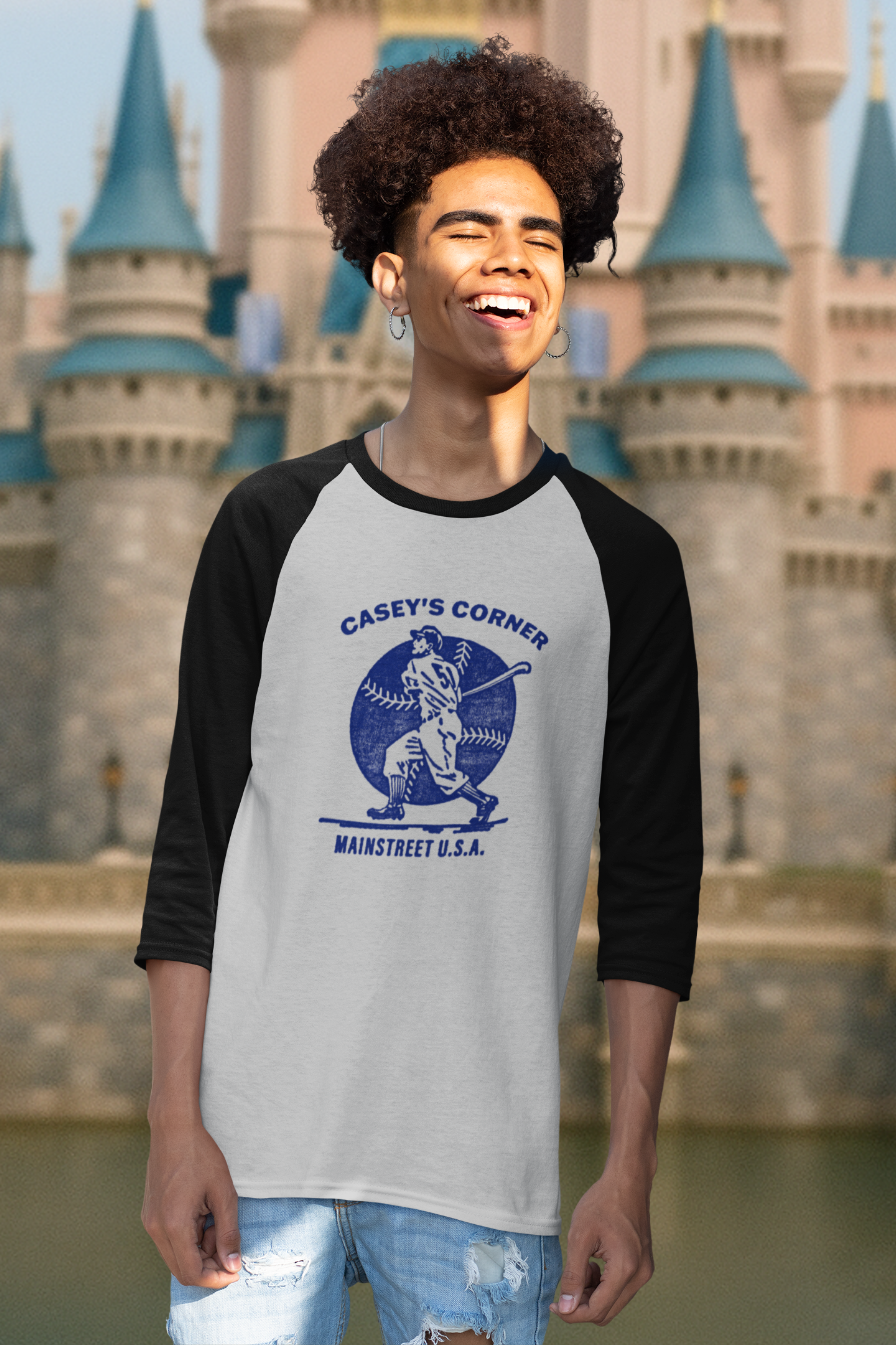 Retro Disney Baseball Tee – Casey’s Corner Inspired | Subtle Magic Style