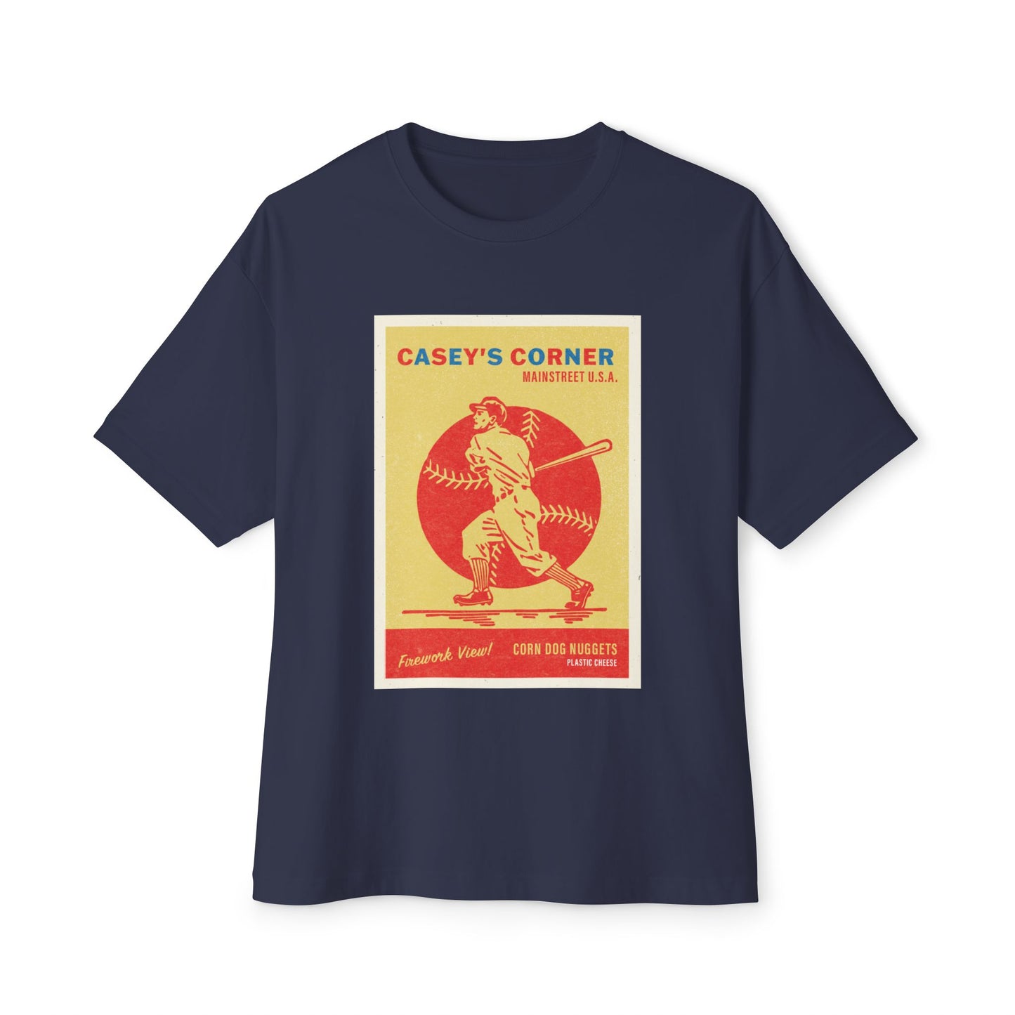 Retro Disney Baseball Tee – Casey’s Corner Card | Subtle Magic Style