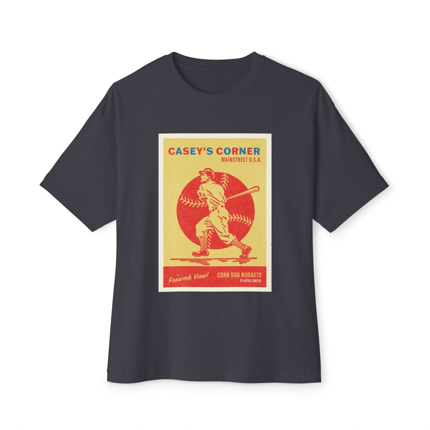Retro Disney Baseball Tee – Casey’s Corner Card | Subtle Magic Style