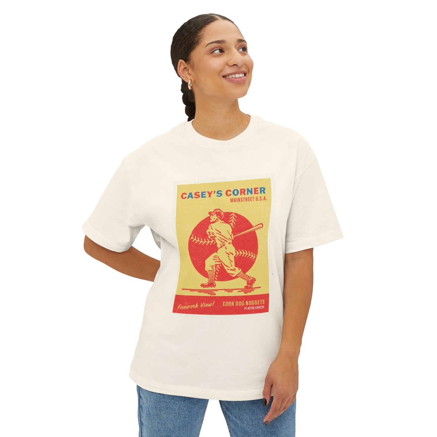 Retro Disney Baseball Tee – Casey’s Corner Card | Subtle Magic Style