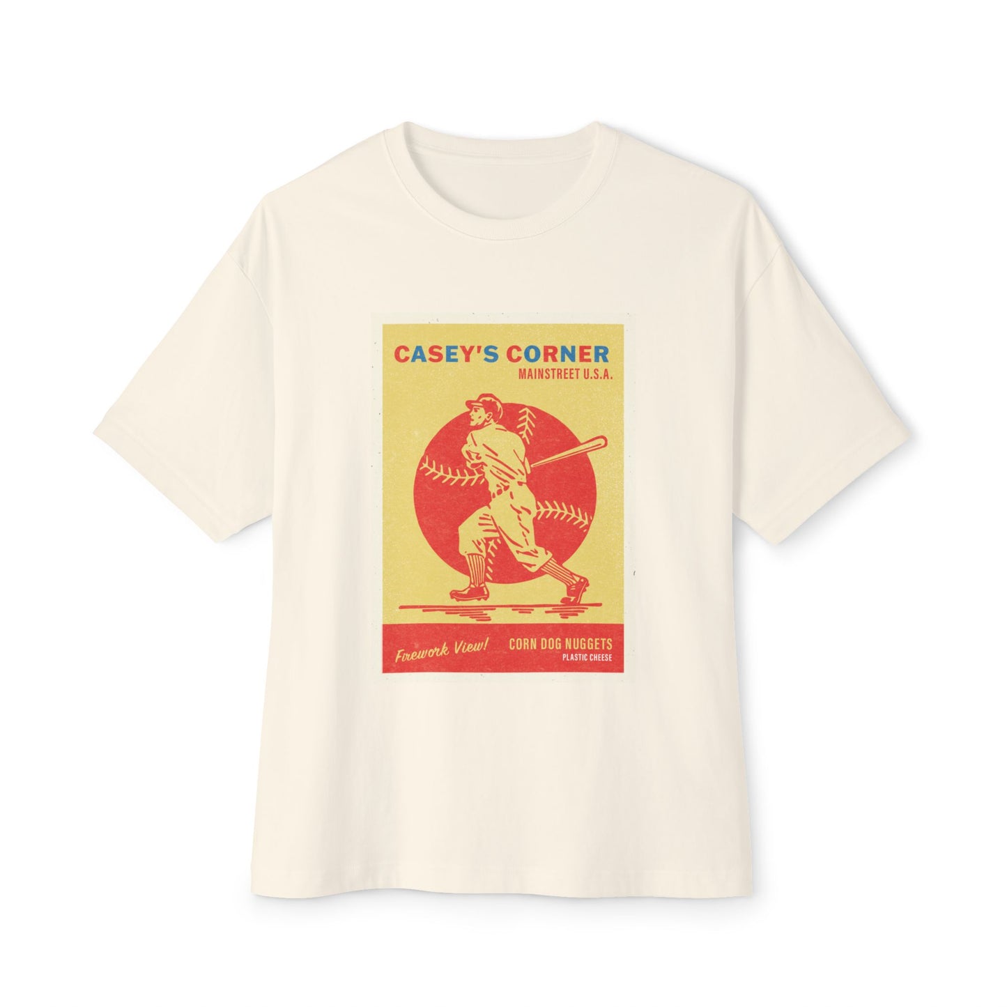 Retro Disney Baseball Tee – Casey’s Corner Card | Subtle Magic Style