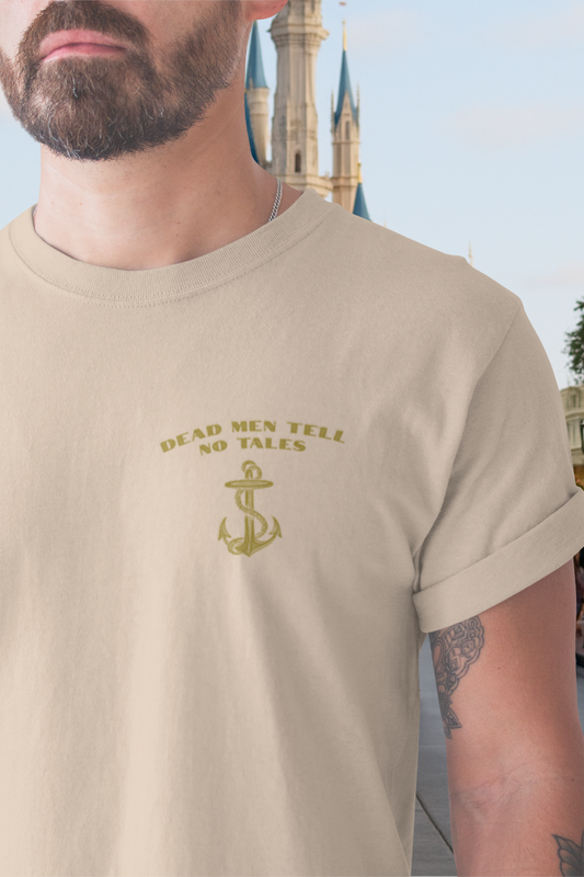 Nautical Adventure T-Shirt, Anchor Design, Unisex Casual Tee, Vintage Pirate Shirt, Beach Outfit, Gift for Sailors